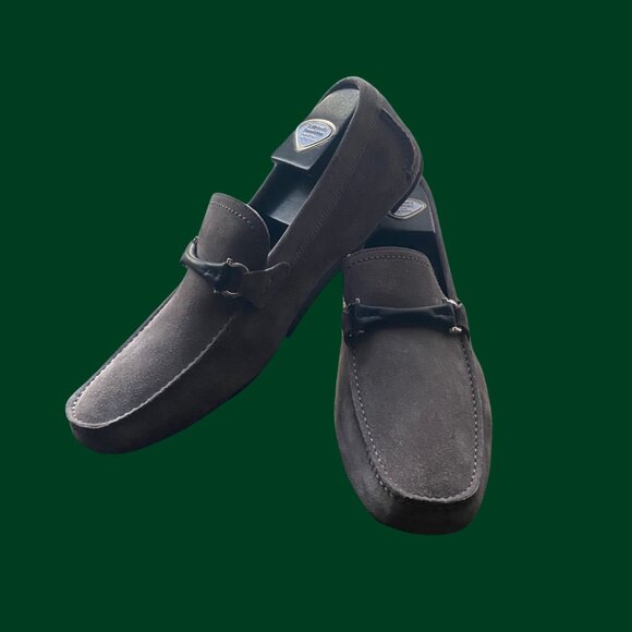 Salvatore Ferragamo Brown Suede Bit Loafers – Size 13.5 (Made in Italy) - Picture 3 of 7